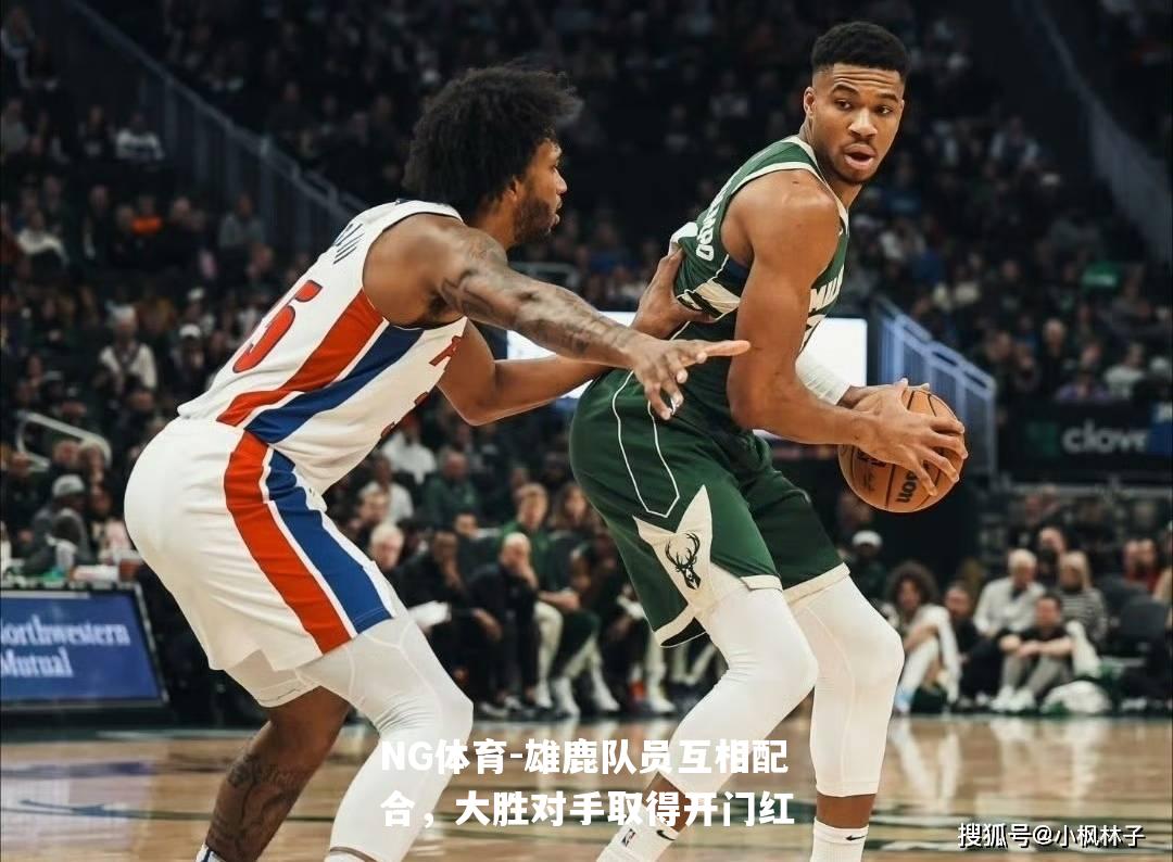 雄鹿队员互相配合，大胜对手取得开门红