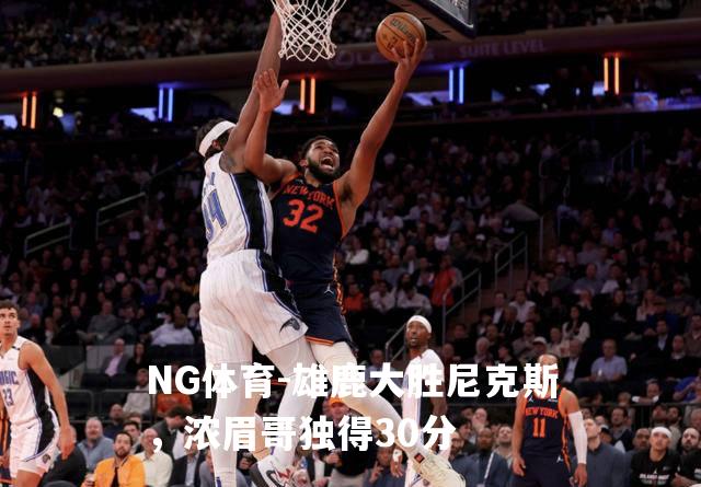 雄鹿大胜尼克斯，浓眉哥独得30分